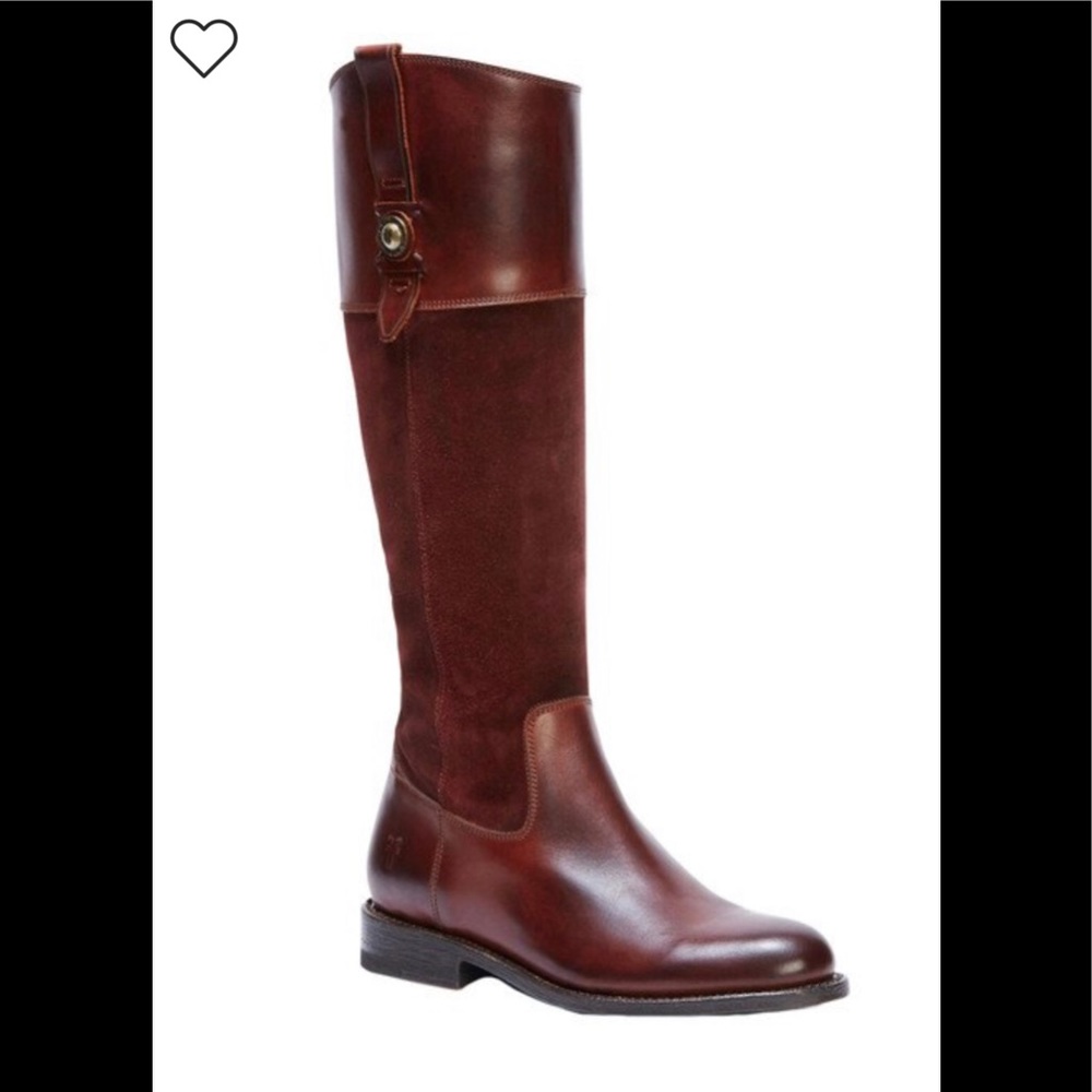 Frye Jayden Boots. Brownish red